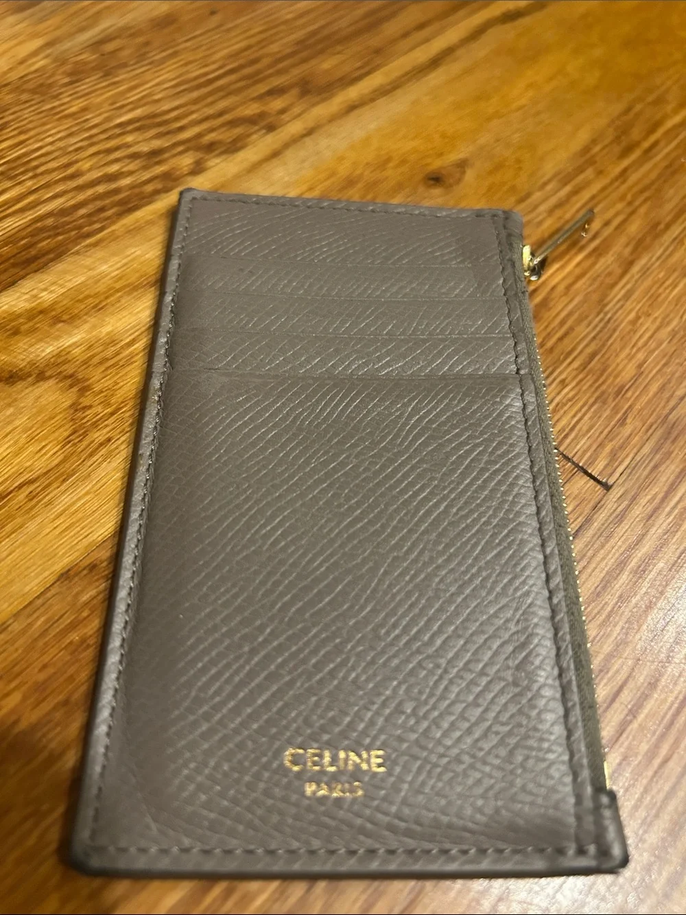 Celine Zipped Compact Card Holder